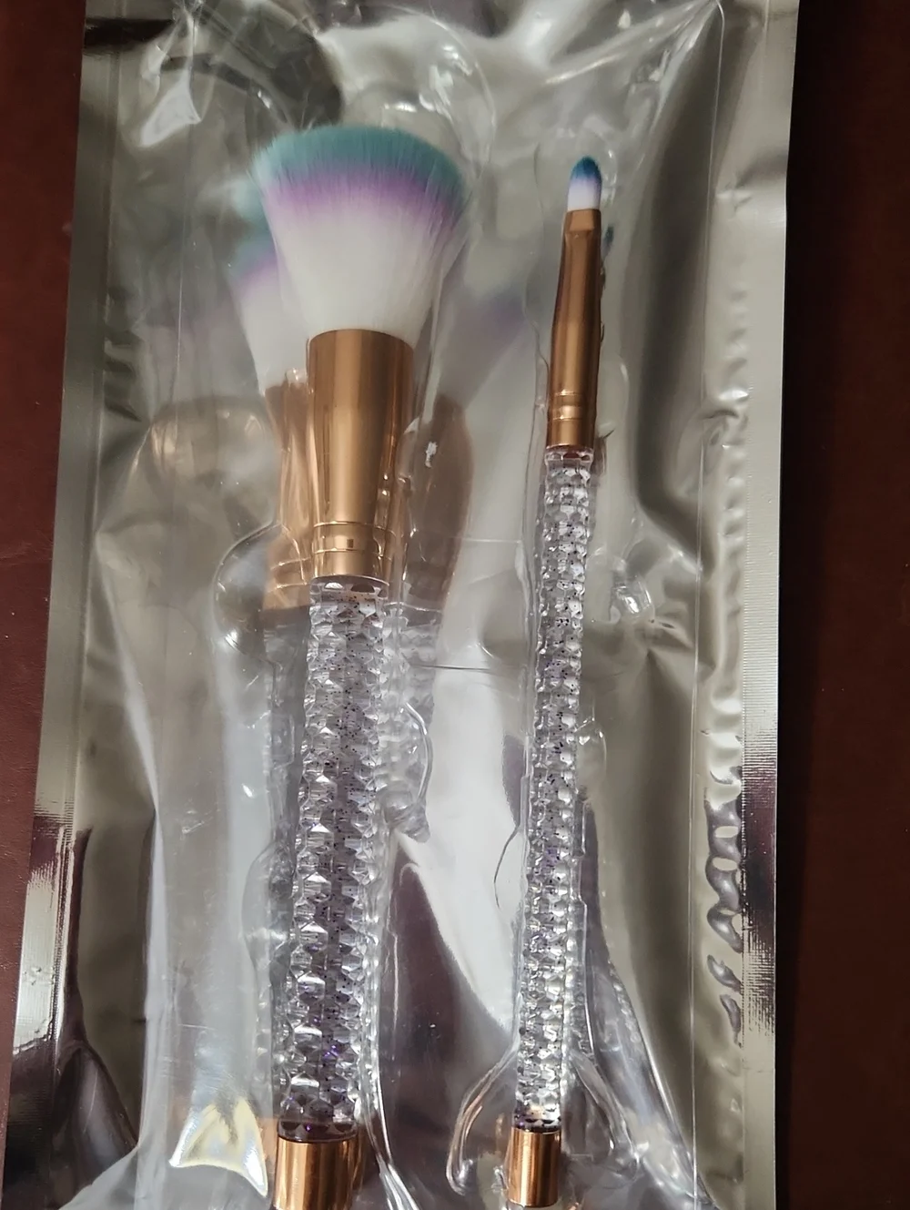 NWT 2 pc cosmetic brush set